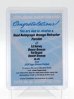 2025 Topps Chrome Pat Bryant/RJ Harvey Orange Refractor (RAW)