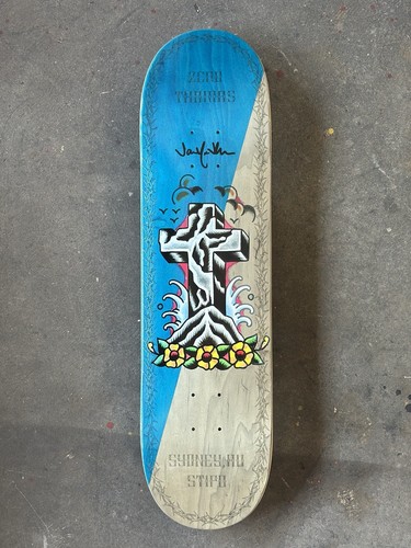 Zero 'Rock Of Ages' Cross Deck Signed by Jamie Thomas
