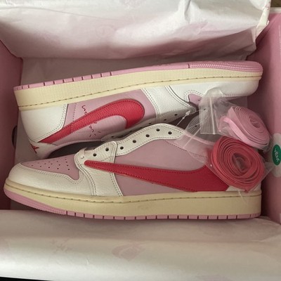 Nike Jordan 1 OG Low SP x Travis Scott  Tropical Pink (IQ7604-101) Men Size 12.5