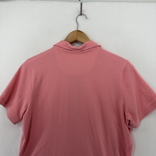 Tommy Bahama Polo Shirt Women’s Large Pink Island Zone Golf Casual Top - Picture 10 of 13