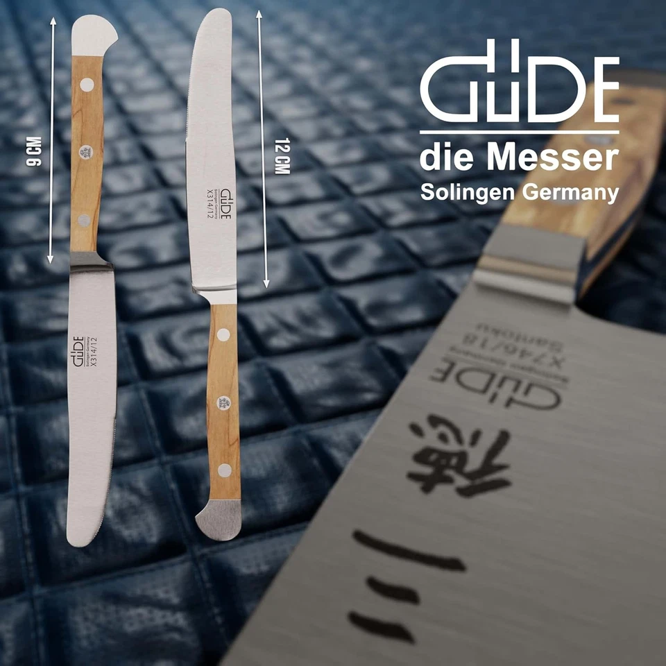 Güde Tafelmesser Alpha Olive, 12cm, Besteck aus Solingen - Bild 2 von 4
