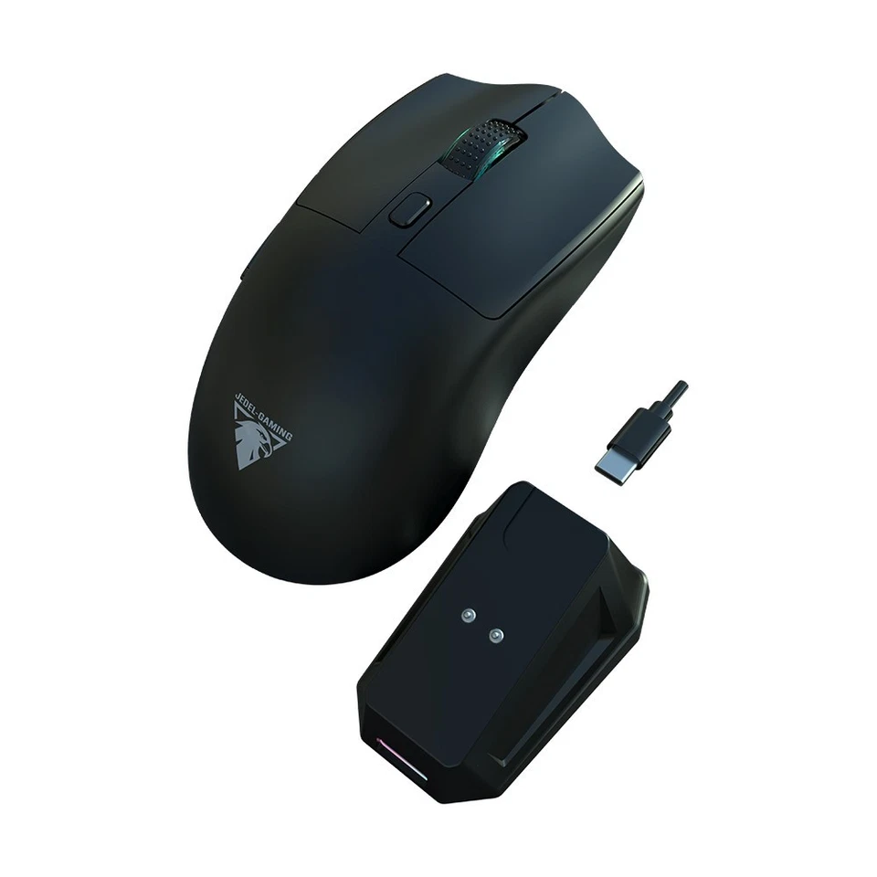 Jedel 6D Wireless Gaming Mouse – Dual Mode 2.4GHz & Bluetooth, RGB Backlit, 6 Bt - Image 4 of 4