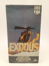 Exodus Betamax Tape CBS Fox Video 1986 4544 Paul Newman Eve Marie Saint