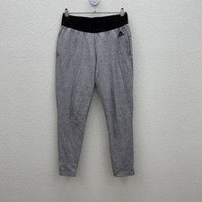 Adidas Grey Stadium Athletic Active Pants w Pockets BQ1657 Womens size Small