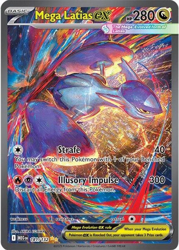 Mega Latias ex 2025 Mega Evolution #181/132 Special Illustration