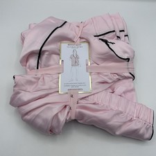 Victoria's Secret Satin Shorts Pajama Set Top  Bottom Pink Size XLarge