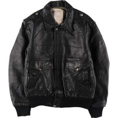Vintage 70'S-80'S JAPA LE CUIR A-2 Leather Flight Jacket