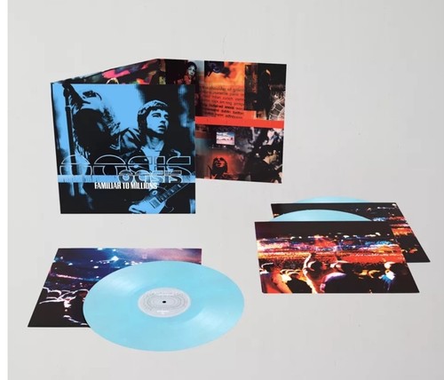 OASIS Familiar To Millions NEW 3LP BLUE VINYL W/HYPE STICKER  - Picture 3 of 3