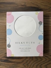New Silky Tots Crib Sheet, Pearl