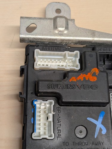 2007 2008 INFINITI G35S G37 SIEMEN BODY CONTROL MODULE BCM BCU 284B1 JK62A (OEM) - Picture 3 of 10