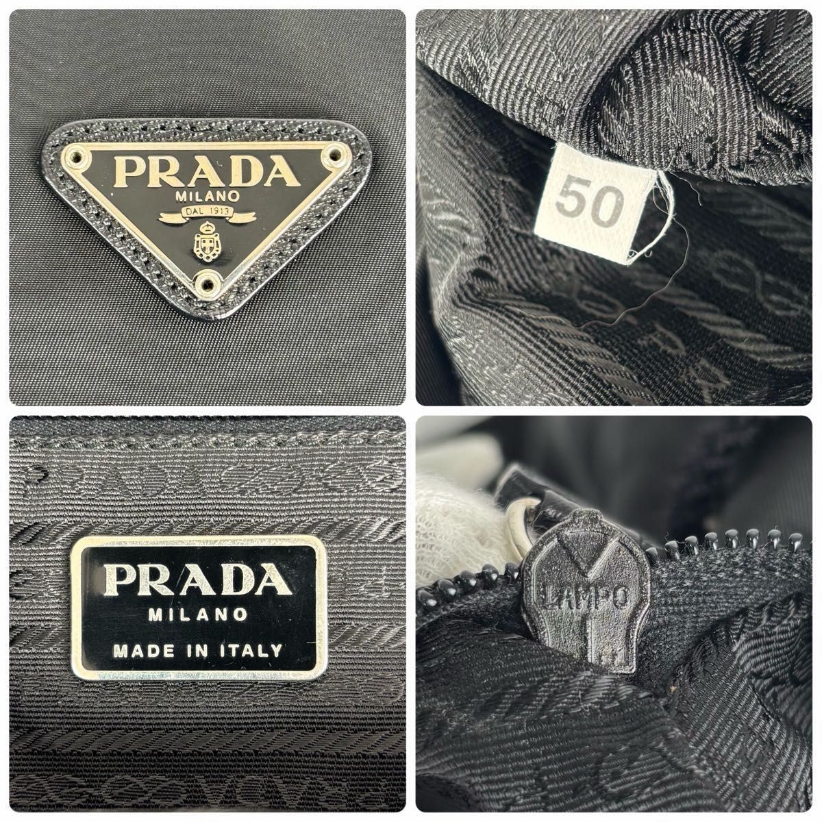 Condition PRADA Rucksack Backpack Triangle Logo N… - image 19