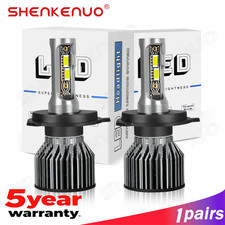 2x H4 9003 LED Headlight Kit 6000K High/Low Bulbs For HONDA CIVIC 1992-2002 2003