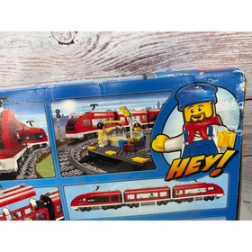 LEGO City Passenger Train 7938 Red High Speed Remote Control 669 Pcs Retired Set