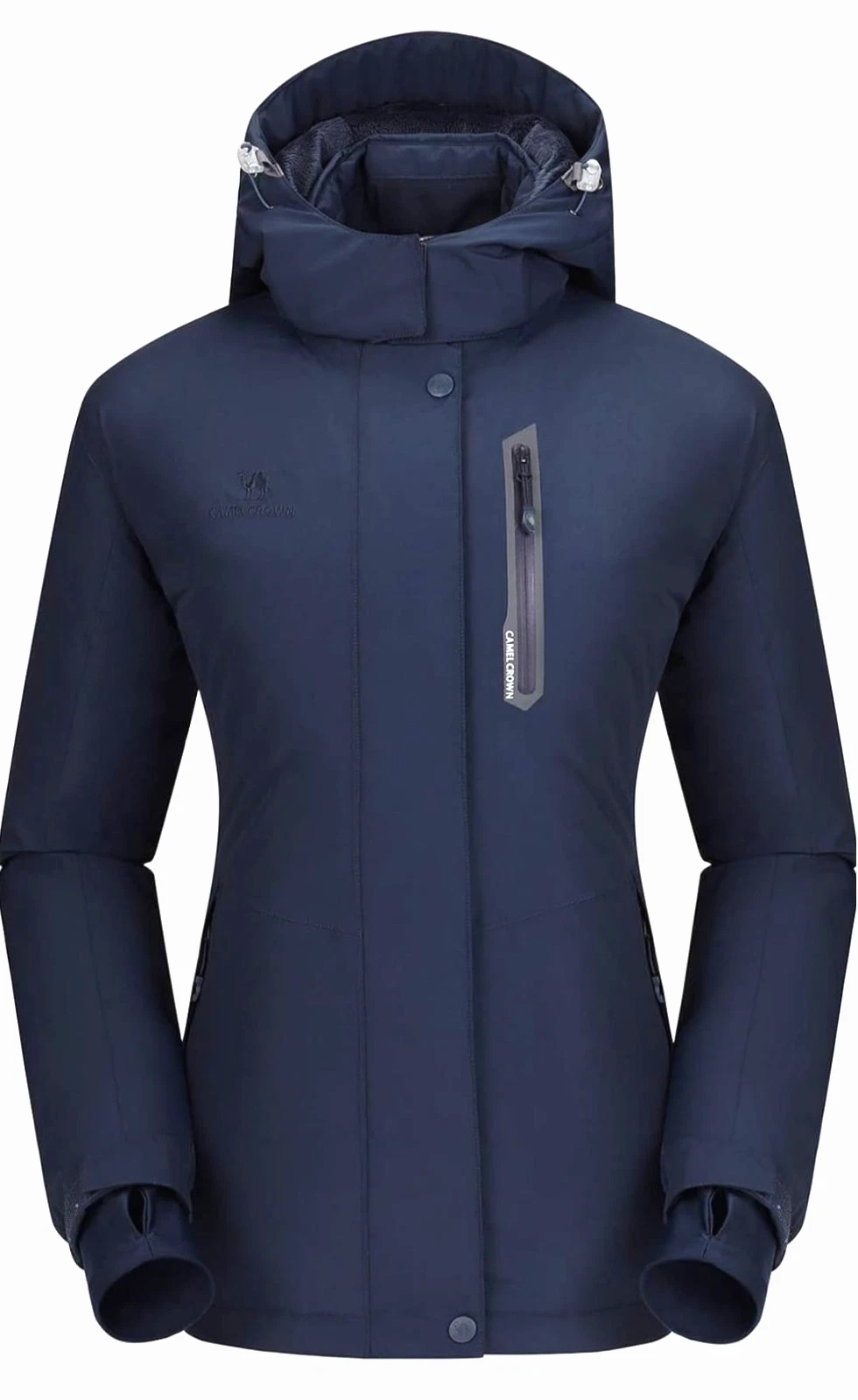 Camel Crown Women's Blue Mountain Snow Waterproof Ski Winter Coat