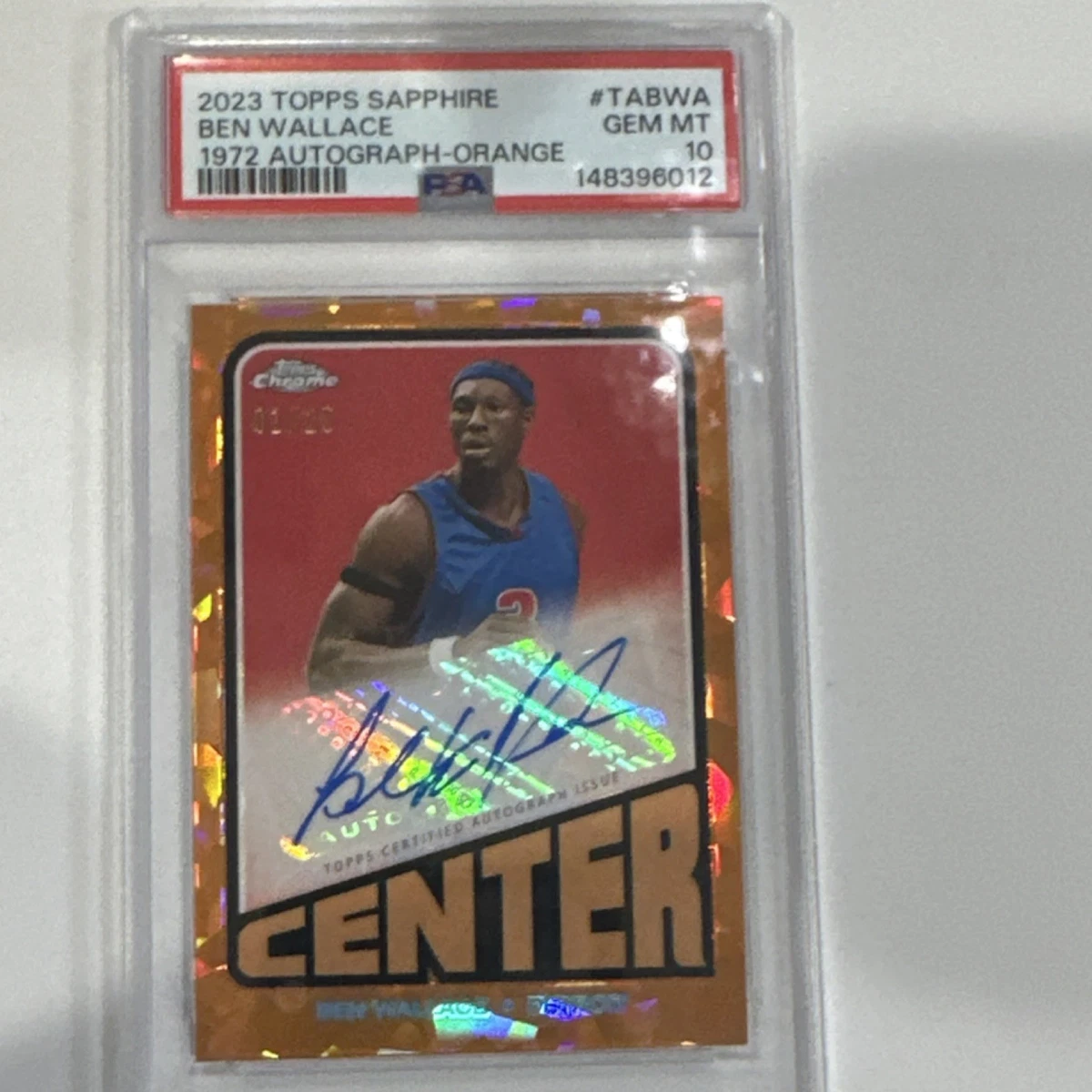 25+ Ben Wallace Basketball Autographed Sports Trading Cards