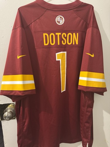 Nike Washington Commanders Jahan Dotson #1 NFL ON FIELD Jersey Men’s 4XL - Picture 8 of 10