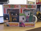 Funko Pop! Set of 2 Surfs Up! Batman 133 & Joker 134 Vinyl Figures
