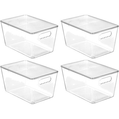 4er Pack Handy Medium Organiser mit Deckel