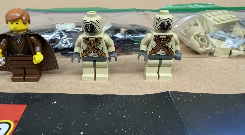 LEGO Star Wars 7113 Tusken Raider Encounter 3 Minifigures 93 Pieces No Box - Image 4 of 4