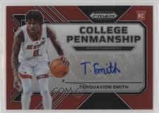 2023 Prizm Draft Picks College Penmanship Red 145/149 Terquavion Smith Auto 0ud4
