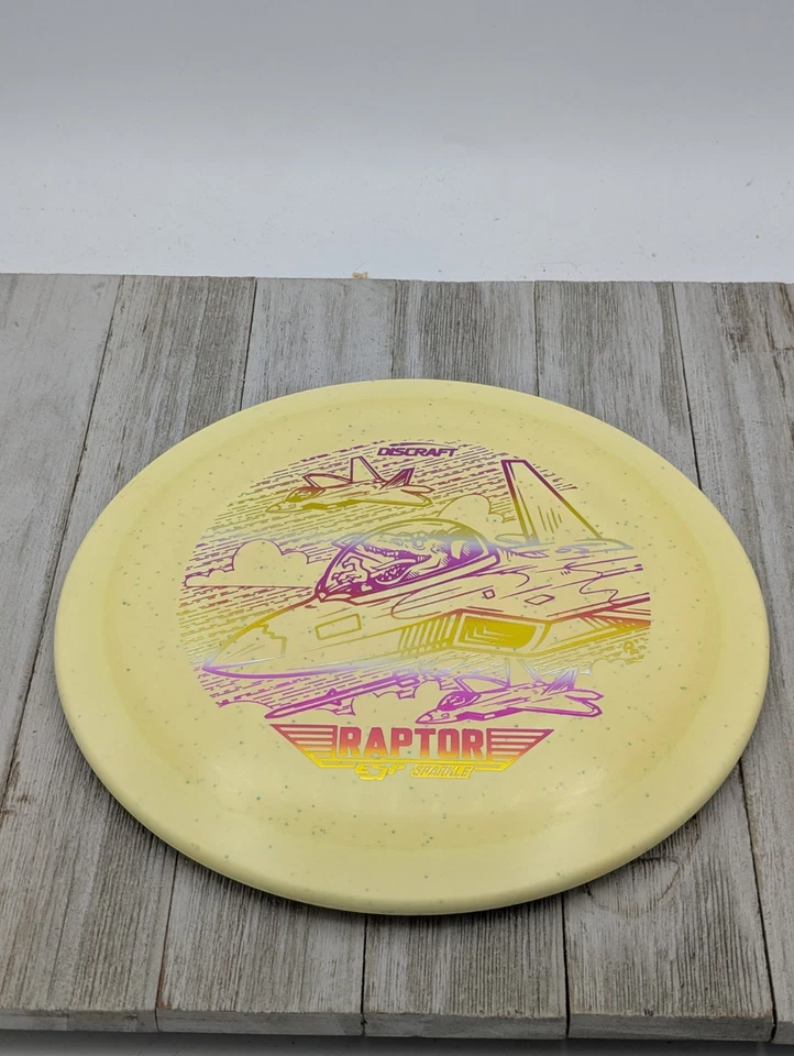 New Discraft Ledgestone 2023 ESP Sparkle Lite Raptor Driver Golf Disc 164-166g - Image 2 of 4