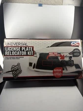DC SPORTS FRONT LICENSE PLATE RELOCATION KIT W HARDWARE TRUE UNIVERSAL LPR-100