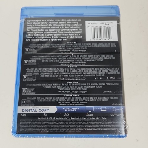 A24 Horror 5-Film Collection Blu-ray Green Room Witch X Hereditary New Sealed - Picture 2 of 3