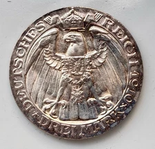 Preußen 3 Mark 1910 A Universität Berlin Silber  J#107