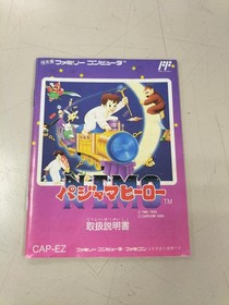 Little Nemo Pajama Hero Famicom NES Japan CAP-EZ Capcom 1990 w/ Manual B1673