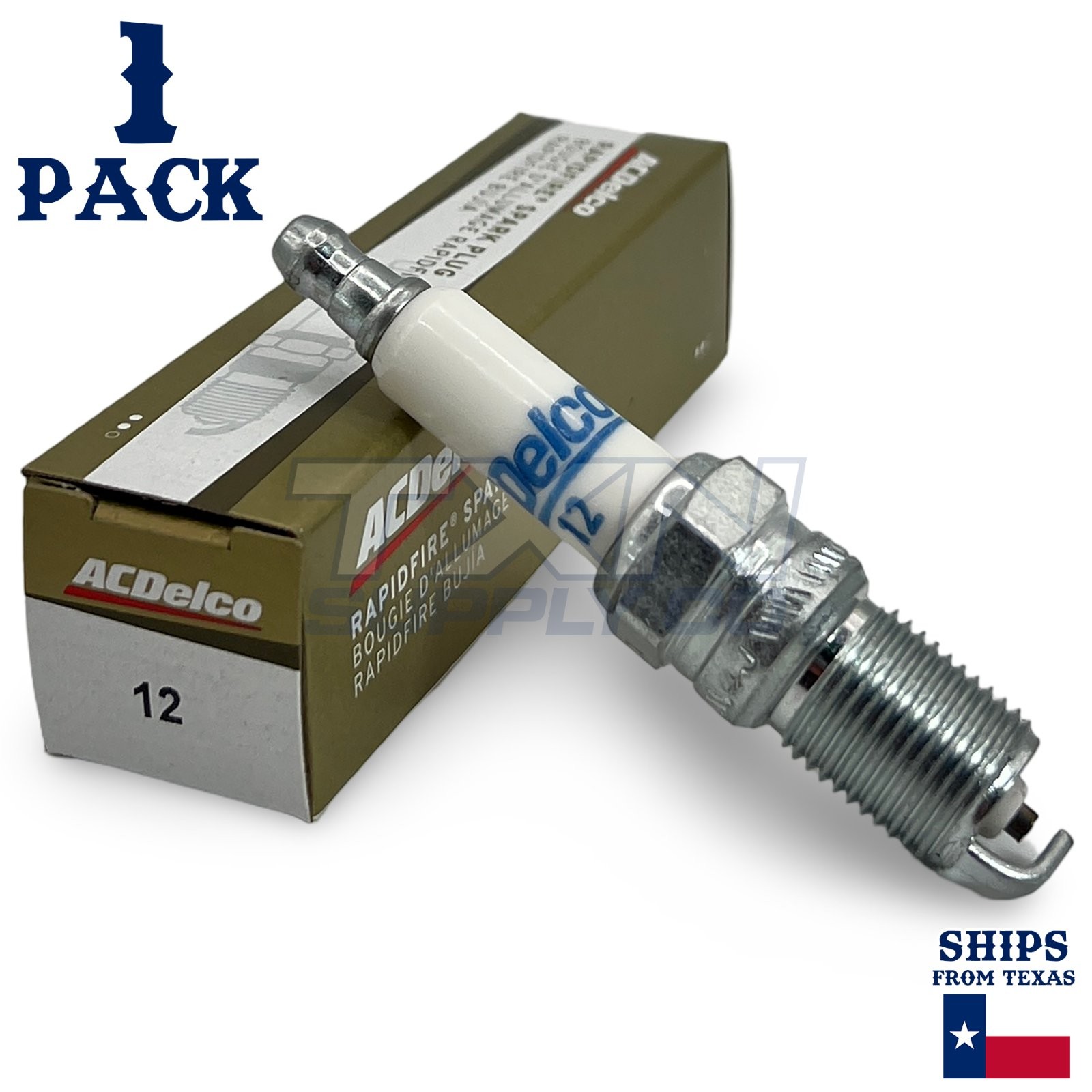 1 Pack GM ACDelco #12 RAPIDFIRE Platinum Spark Plugs 19308032