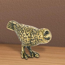 Owl Figurine Tea Pet Copper