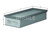 Mahle Luftfilter FüR Audi