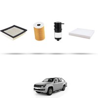 Hoffcar Set Service - 4 Filter FüR VW Amarok (2H) 2.0 Tdi 120Kw Von 2010