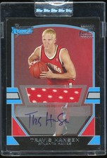 2003 Bowman Signature TRAVIS HANSEN RC Auto Hawks /1250