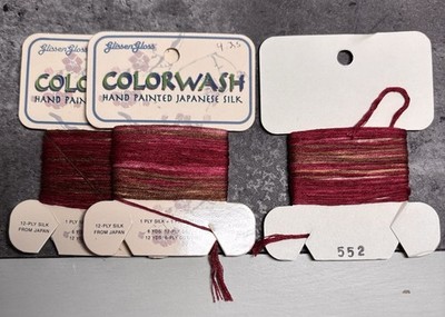 Color wash Hand Painted Japanese Silk Color 552
