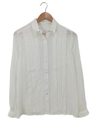 CALIN Blouse-chemisier Dames Blouse T EU 40 blanc style décontracté - Photo 1/4