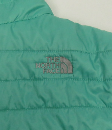 The North Face Mossbud Fleece Quilted Reversible Girls Hooded Full Zip Jacket XL - Picture 6 of 10