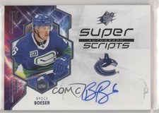 2019-20 SPx Superscripts Brock Boeser #SS-BR Auto 0k9a