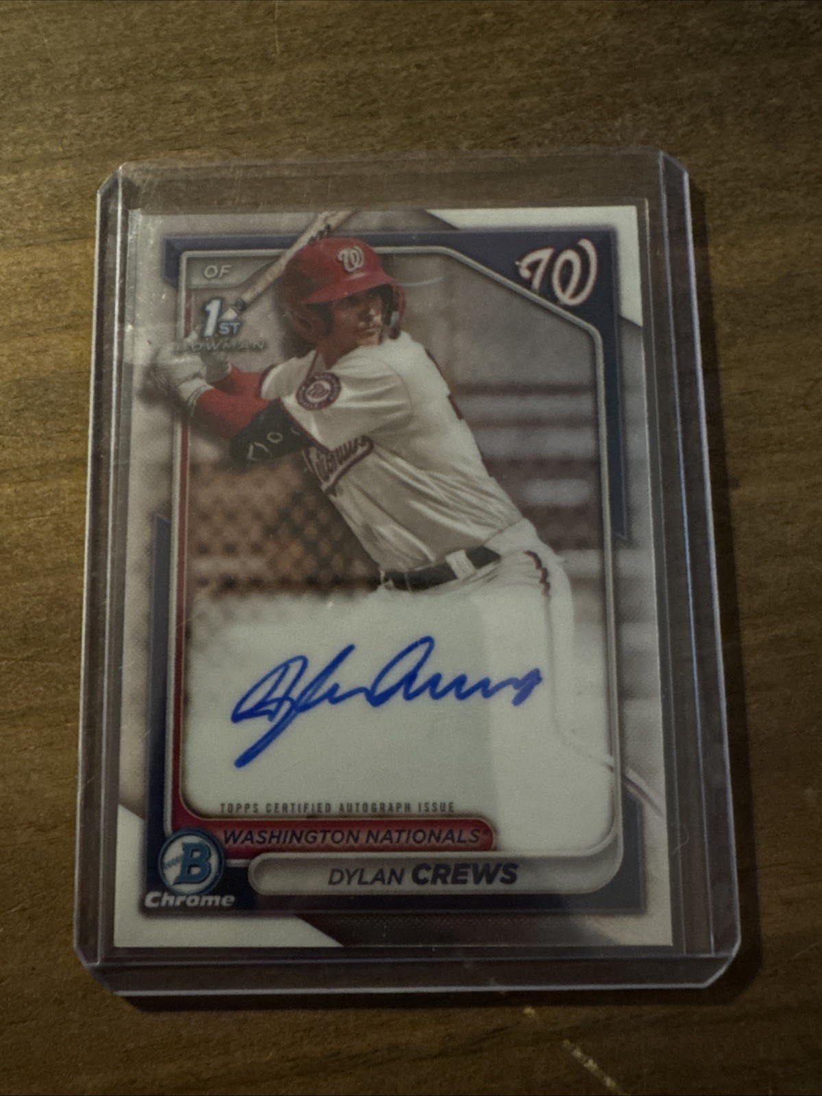 2024 Bowman - Chrome Prospect Autographs Dylan Crews #CPA-DC (AU, RC)