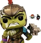 Funko Pop Jumbo Ragnarok Hulk (10in Bobblehead) + Marvel Wasp Ronan Pins