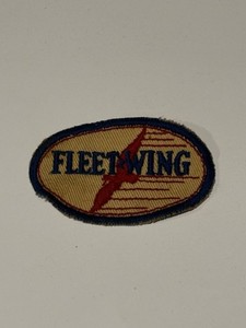 Vintage Fleet-Wing Gas & Oil Uniform Patch - 3" x 2"
