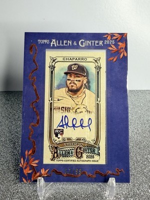 2025 Topps Allen & Ginter - Framed Mini Autographs Andres Chaparro #MA-AC...