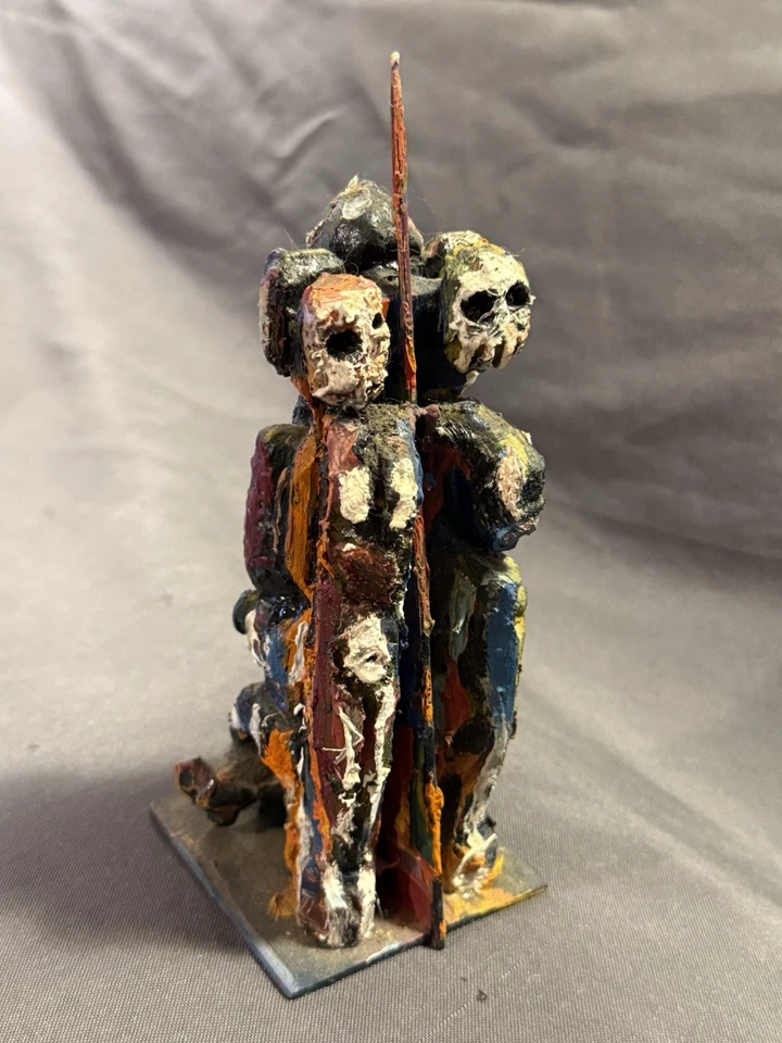 Escultura de arte abstracto original vintage Foto 2 de 4