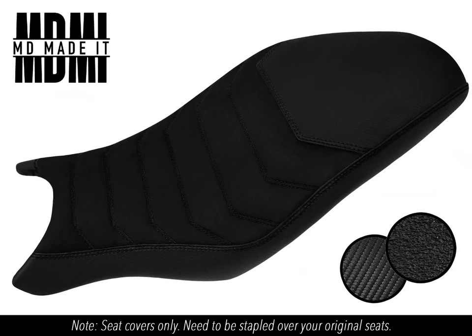 Pour BMW G 310 GS 17-24 Double Personnalisé Poignée Carbone Vinyle Siège De DSG2 - Photo 1/4