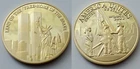 911 Gold Coin Americana New York Fire Man Statue of Liberty World Trade Center