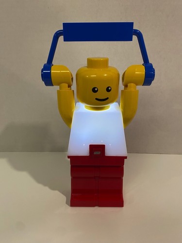 Lego Classic Minifigure LED 9" Tall Lantern Camping Night Light Handle WORKS! - Picture 5 of 7