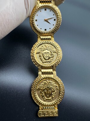 ONE-TIME-PIECE GIANNI VERSACE MEDUSA WATCH SWISS 90s RARE