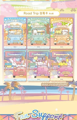 Vancards Sanrio Personajes Colección Tarjetas Coleccionables Diarias Pequeñas Tarjetas Diario Ídolo - Imagen 22 de 24