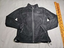 Mountain Hardware Jacket Womens Size Medium Black Fleece Pullover Full Zip Top