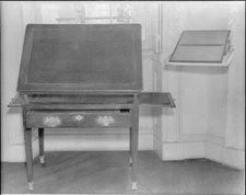 Photo:Monticello. 1943? Drafting table